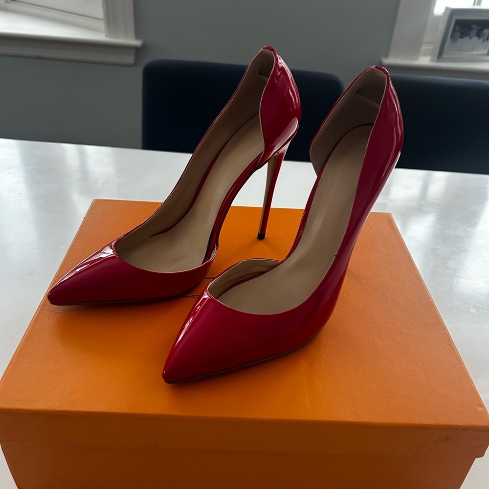 Elegant Red Stiletto Heels